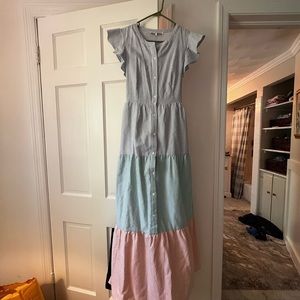 English Factory Seersucker Dress